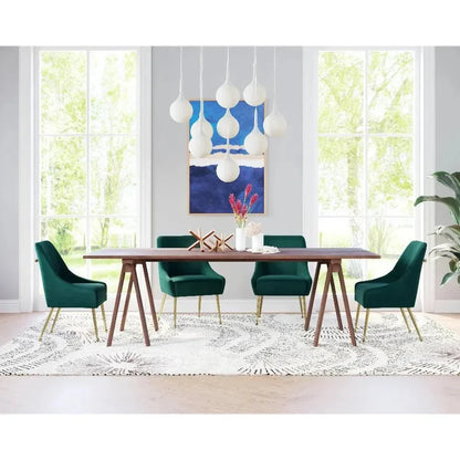 Maxine Performance Fabric Armless Dining Chair
