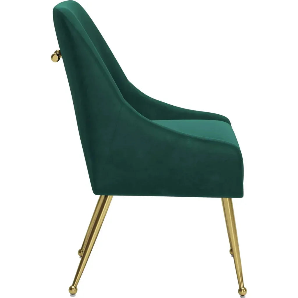 Maxine Performance Fabric Armless Dining Chair