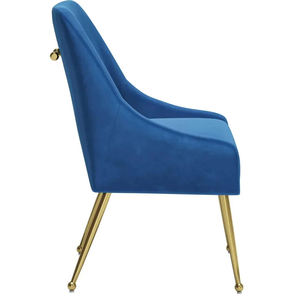 Maxine Performance Fabric Armless Dining Chair
