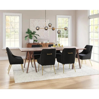 Maxine Performance Fabric Armless Dining Chair