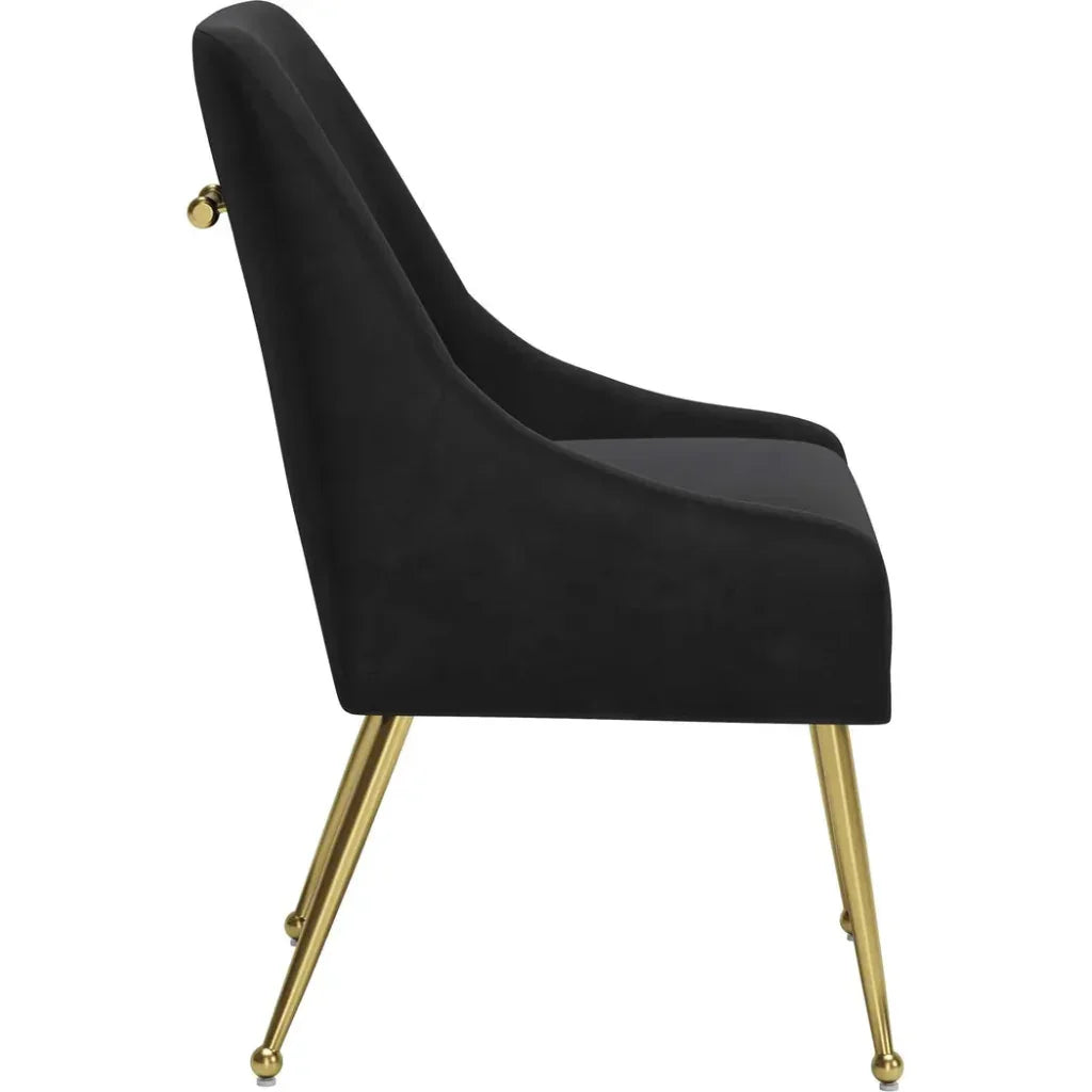 Maxine Performance Fabric Armless Dining Chair