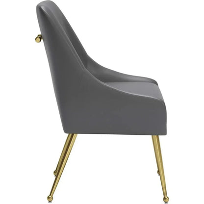 Maxine Performance Fabric Armless Dining Chair