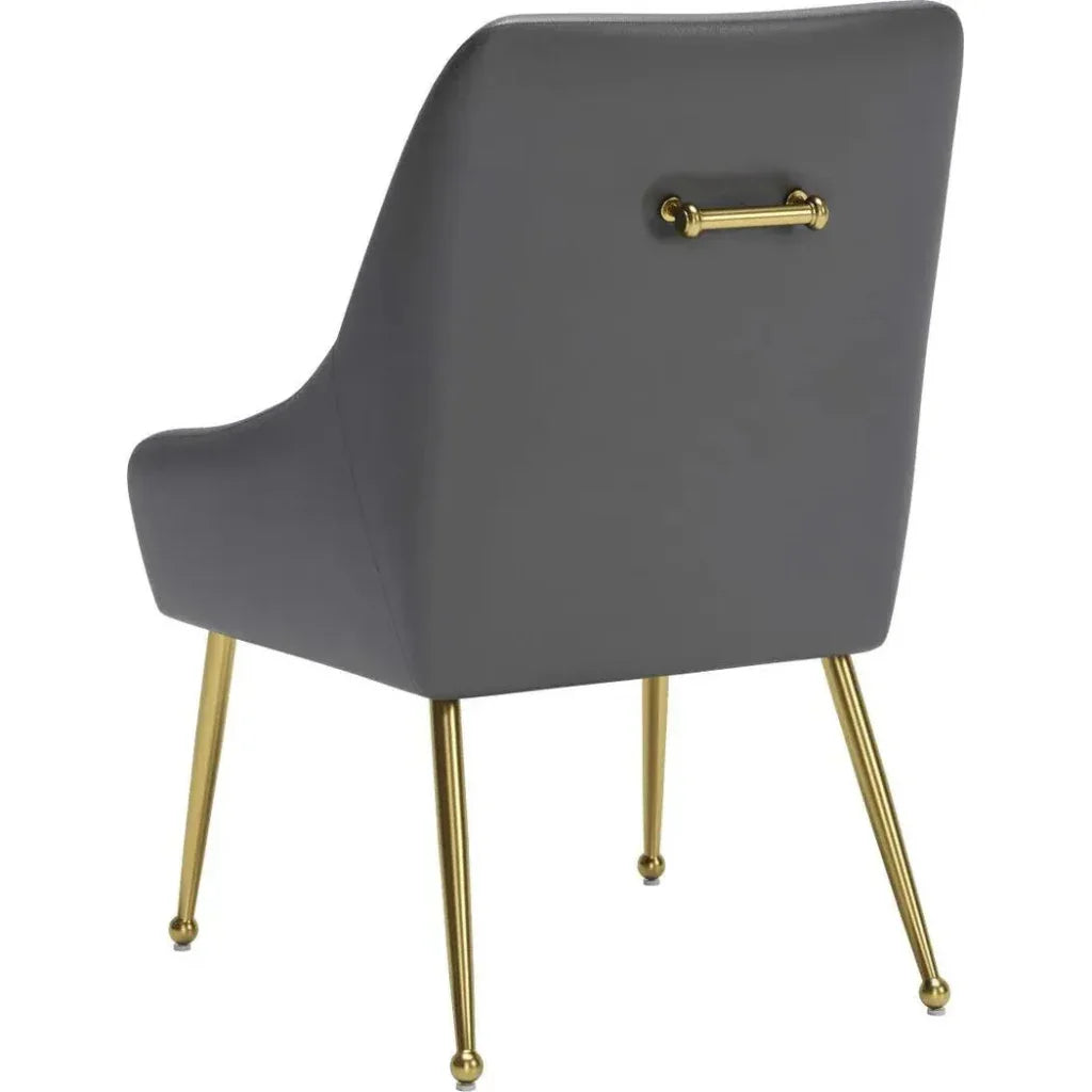 Maxine Performance Fabric Armless Dining Chair