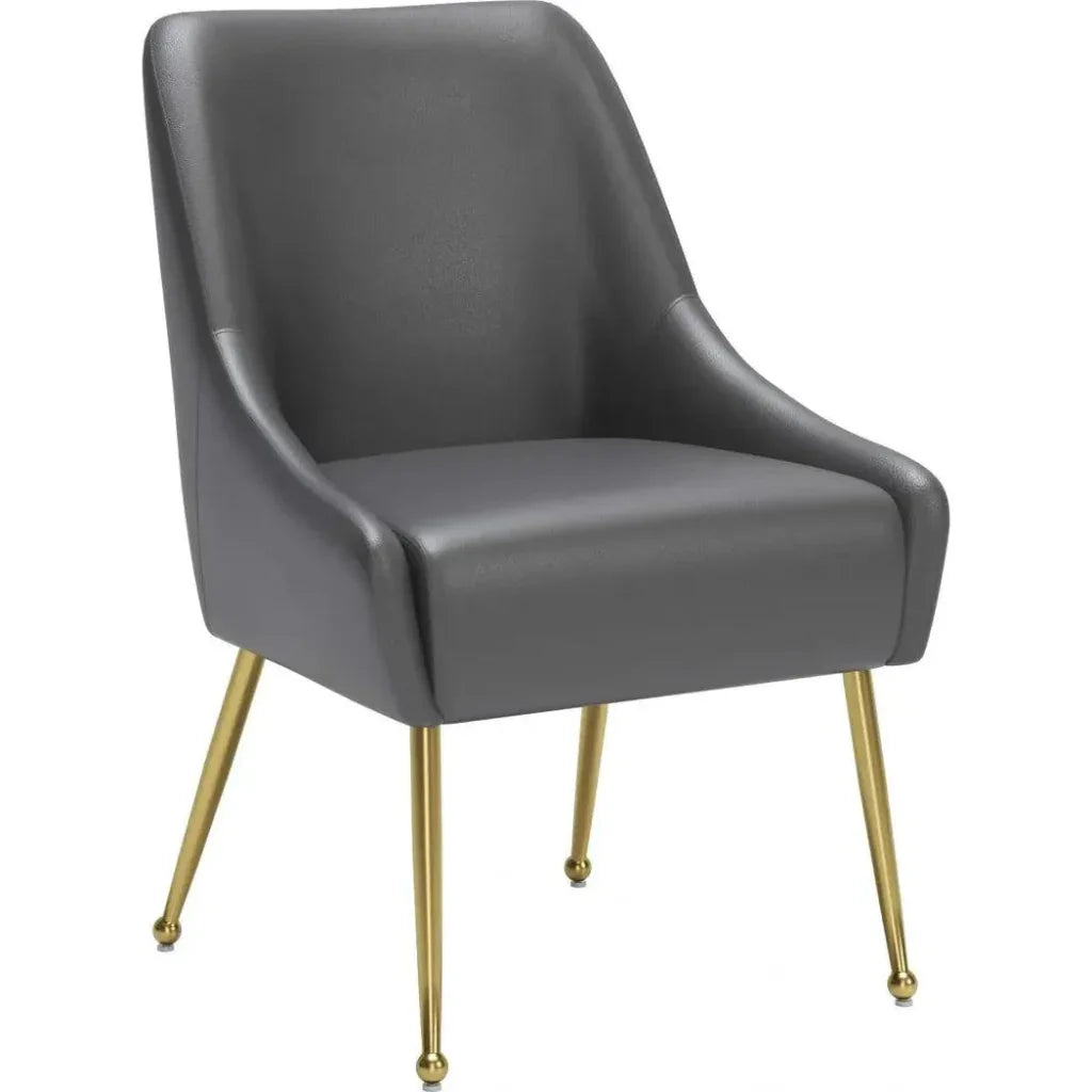 Maxine Performance Fabric Armless Dining Chair