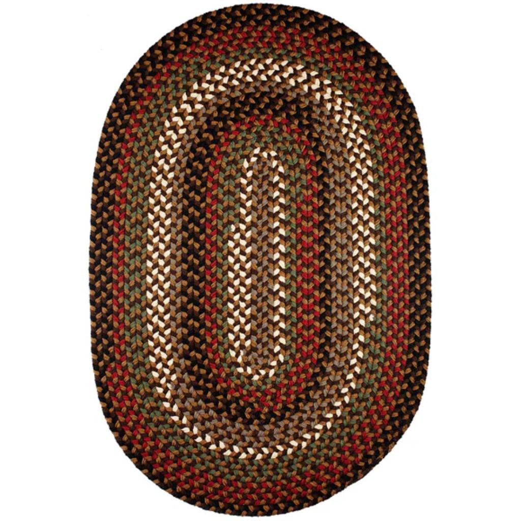 Mayflower Braided Oval Reversible Area Rugs