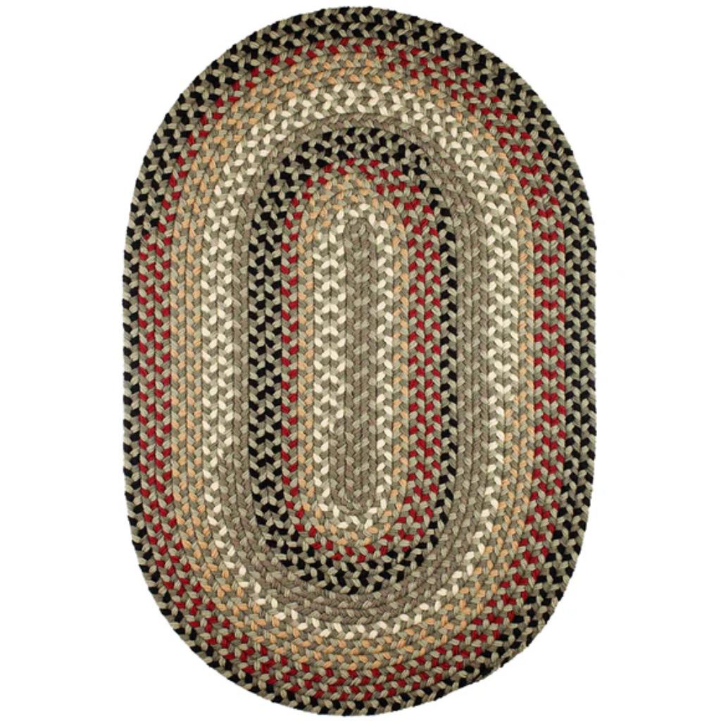 Mayflower Braided Oval Reversible Area Rugs