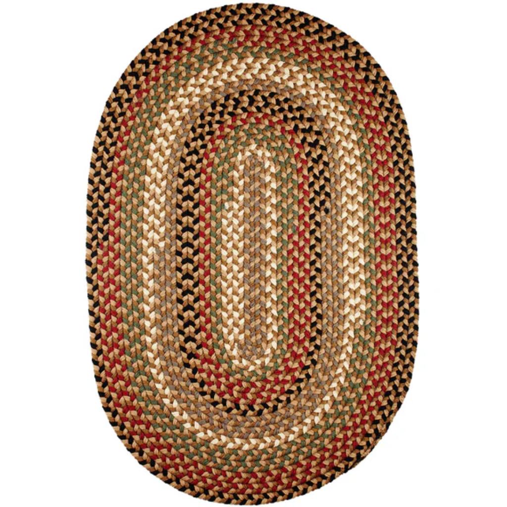 Mayflower Braided Oval Reversible Area Rugs