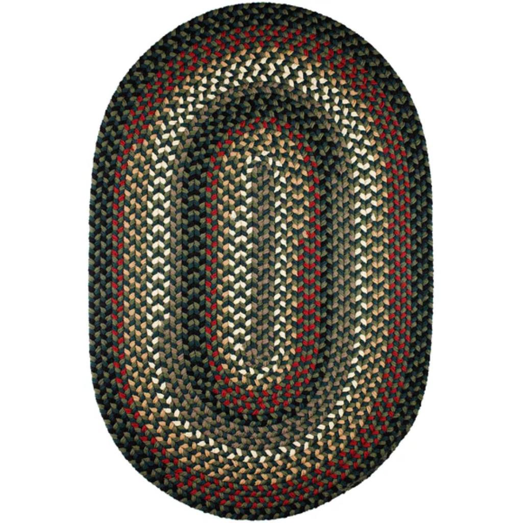 Mayflower Braided Oval Reversible Area Rugs