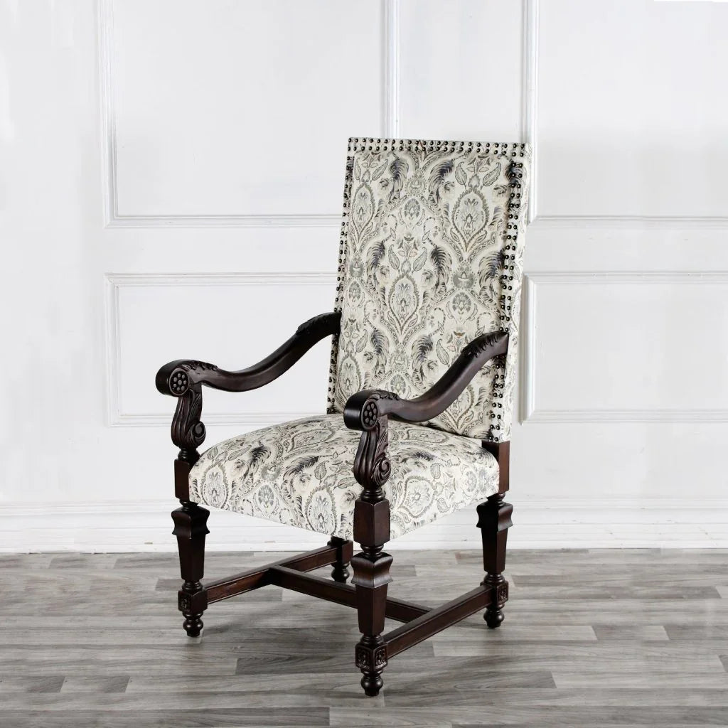 Mayorca Fabric Traditional Armchair
