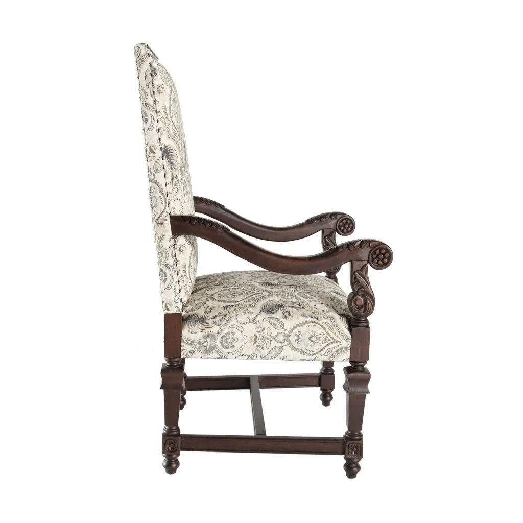 Mayorca Fabric Traditional Armchair