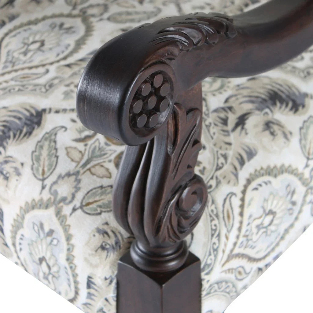 Mayorca Fabric Traditional Armchair