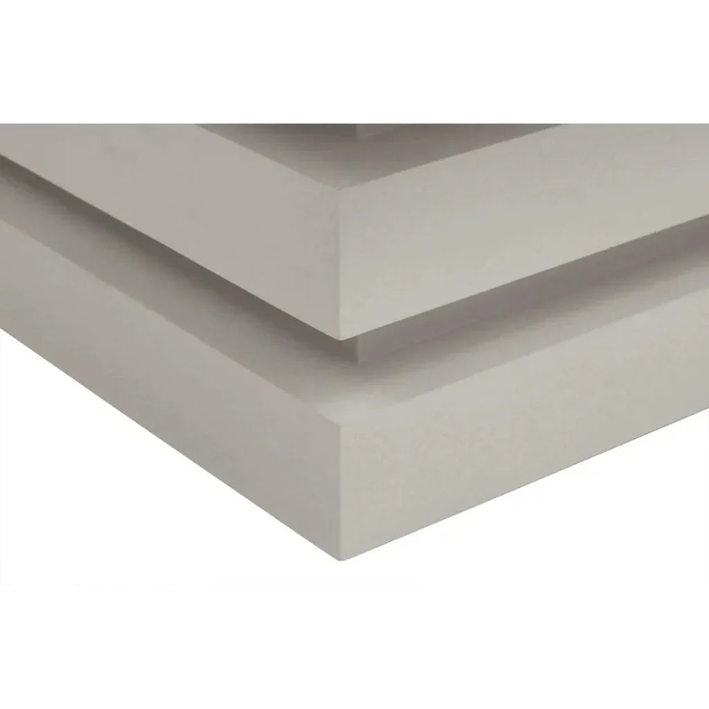 Meditation Square White Outdoor Coffee Table