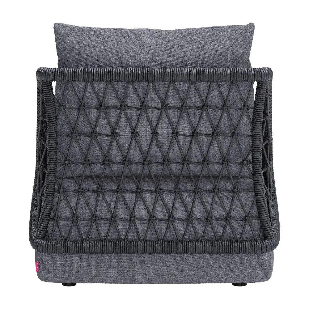 Mekan Gray Armless Accent Chair