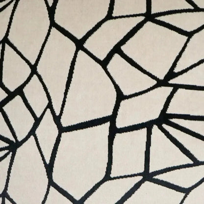 Melawi Abstract Black Large Throw Pillow Insert