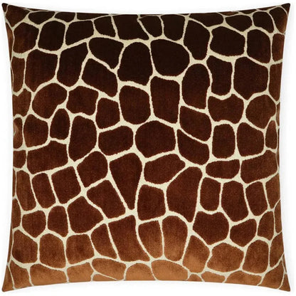 Melman Rust Animal Copper Large Throw Pillow Insert