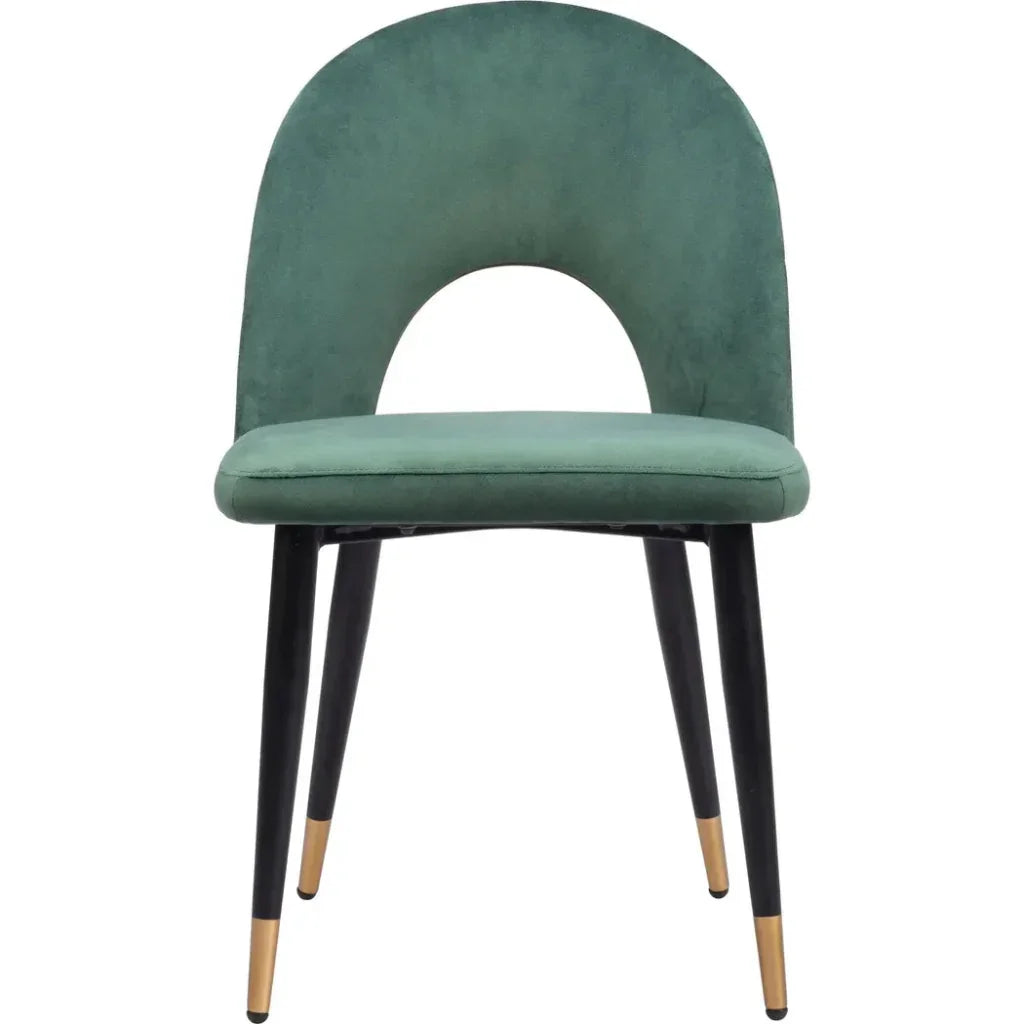 Menlo Velvet Armless Dining Chair 2PC