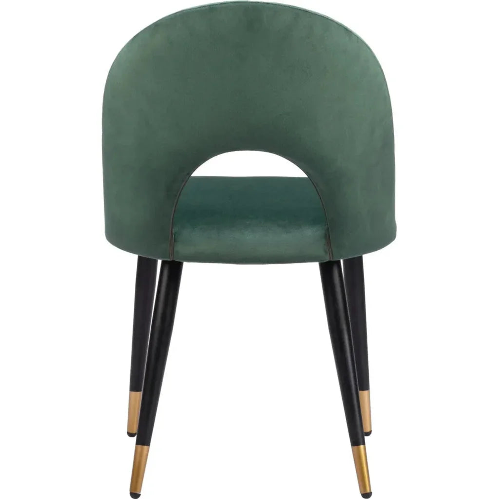 Menlo Velvet Armless Dining Chair 2PC