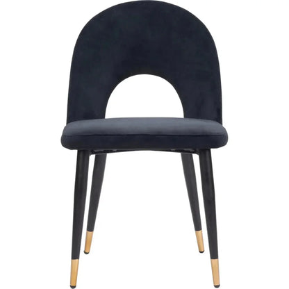Menlo Velvet Armless Dining Chair 2PC