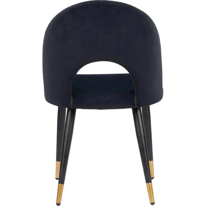 Menlo Velvet Armless Dining Chair 2PC