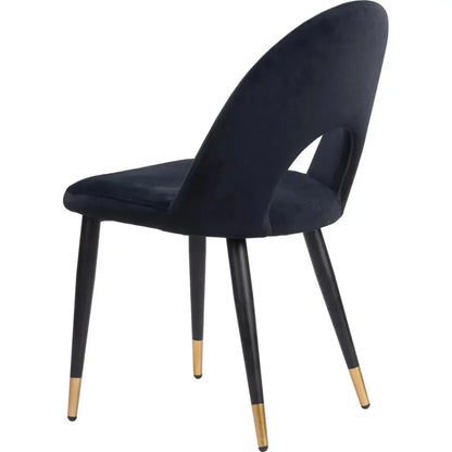 Menlo Velvet Armless Dining Chair 2PC