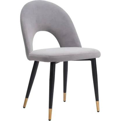 Menlo Velvet Armless Dining Chair 2PC