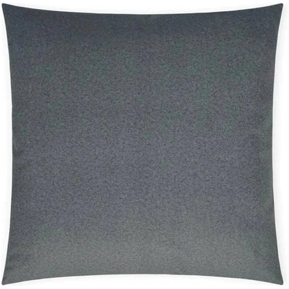 Merino Flannel Solid Grey Large Throw Pillow Insert