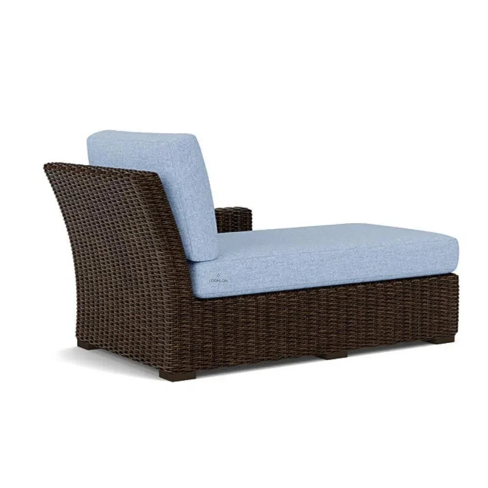 Mesa Left Arm Chaise Premium Wicker Furniture
