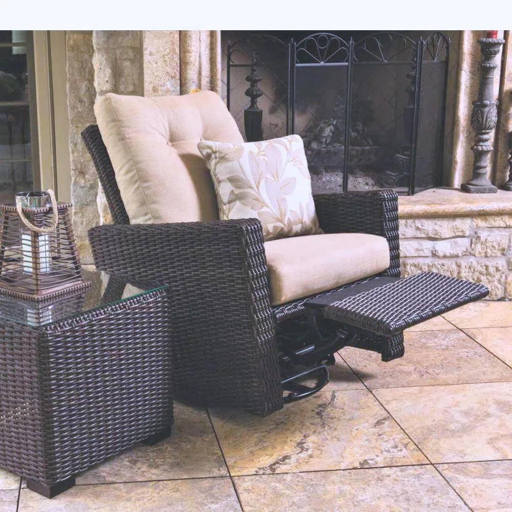 Mesa Swivel Glider Recliner Premium Wicker Furniture