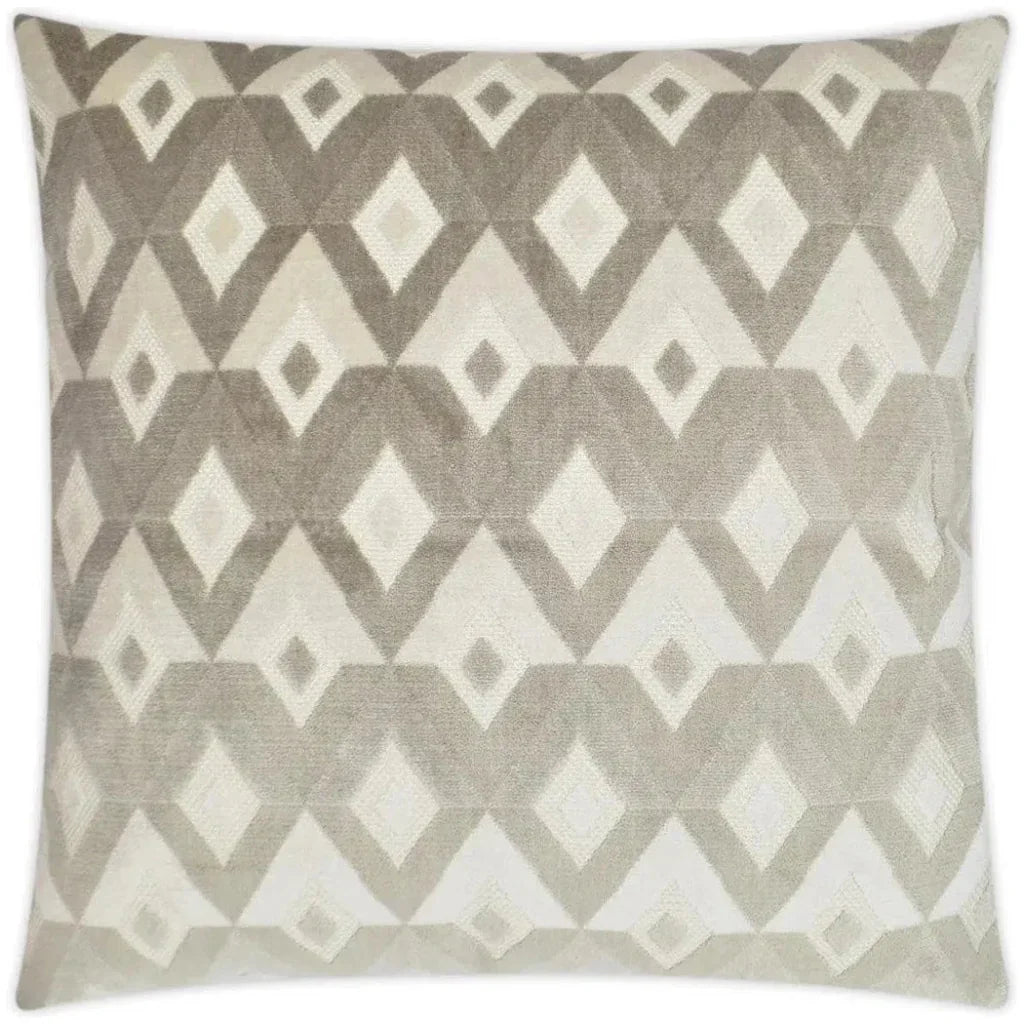 Meta Brown Throw Pillow With Insert