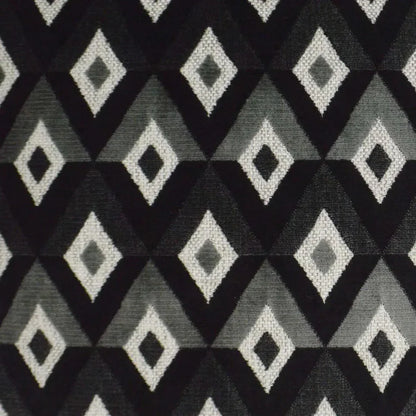 Meta Ebony Black Throw Pillow With Insert