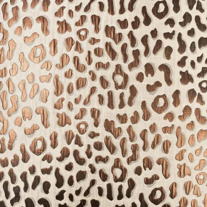 Metallic Cheetah Brown Throw Pillow Insert