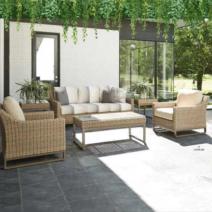 Milan 25" Square End Table Premium Wicker Furniture