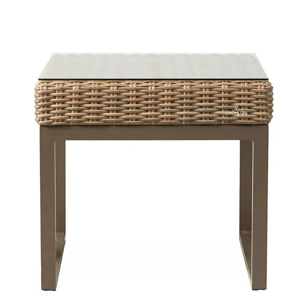 Milan 25" Square End Table Premium Wicker Furniture