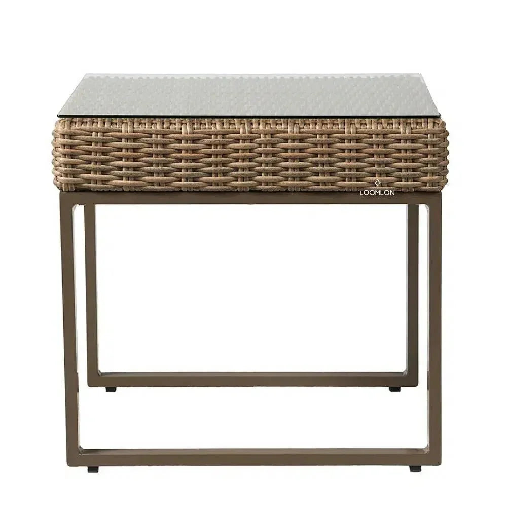 Milan 25" Square End Table Premium Wicker Furniture