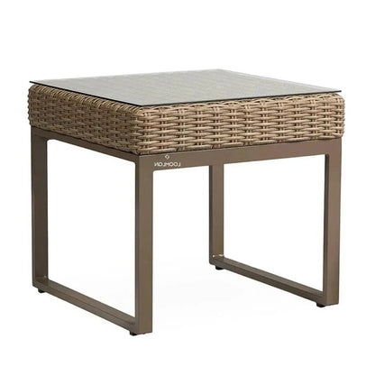 Milan 25" Square End Table Premium Wicker Furniture