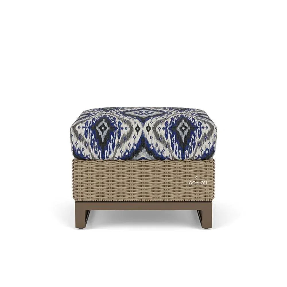 Milan Ottoman Premium Wicker Furniture Made USA