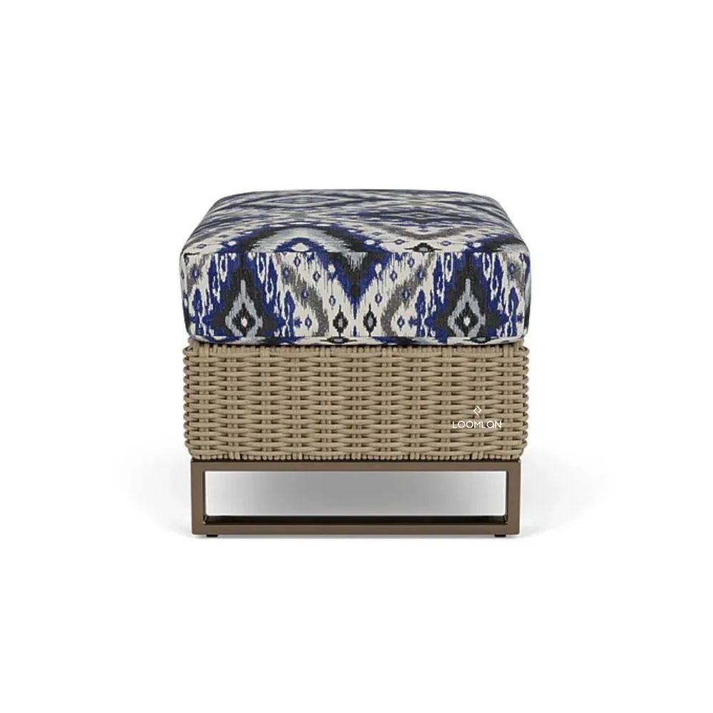 Milan Ottoman Premium Wicker Furniture Made USA