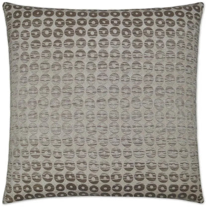 Mirabelle Taupe Throw Pillow With Insert