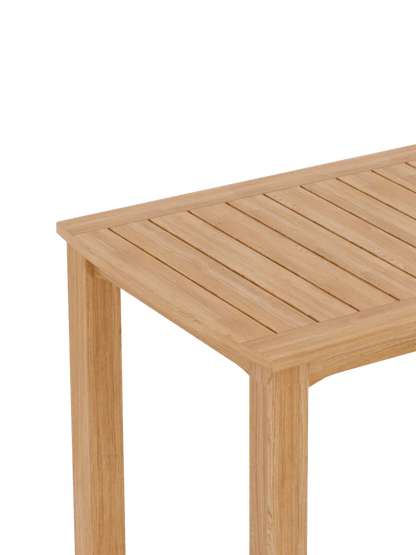 Mirador Teak Patio Rectangular Counter Height Table
