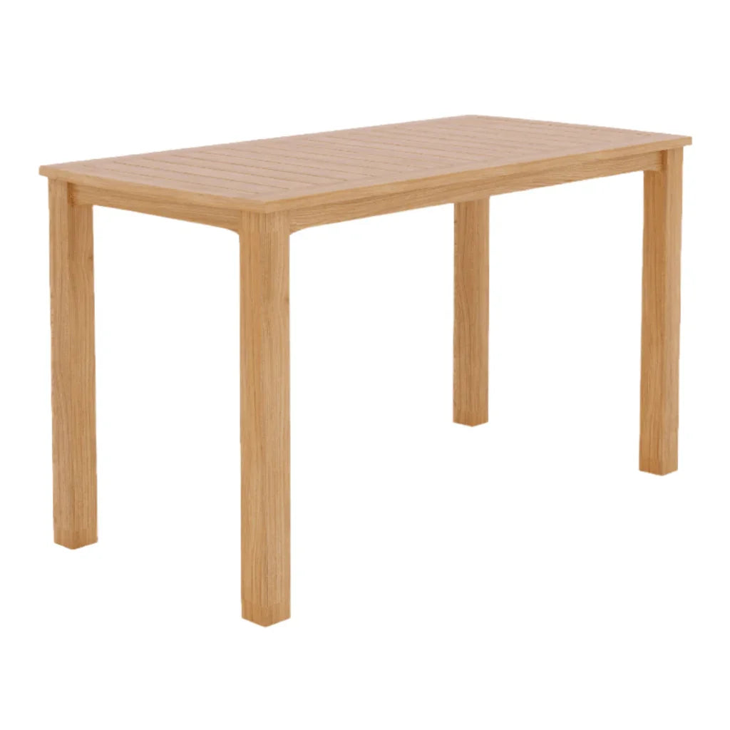 Mirador Teak Patio Rectangular Counter Height Table