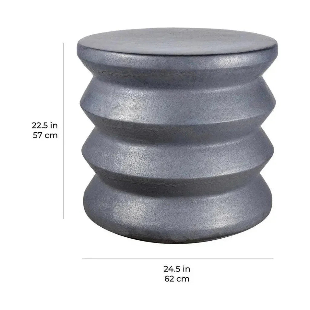 Mirage Accent Table - Brown Outdoor End Table