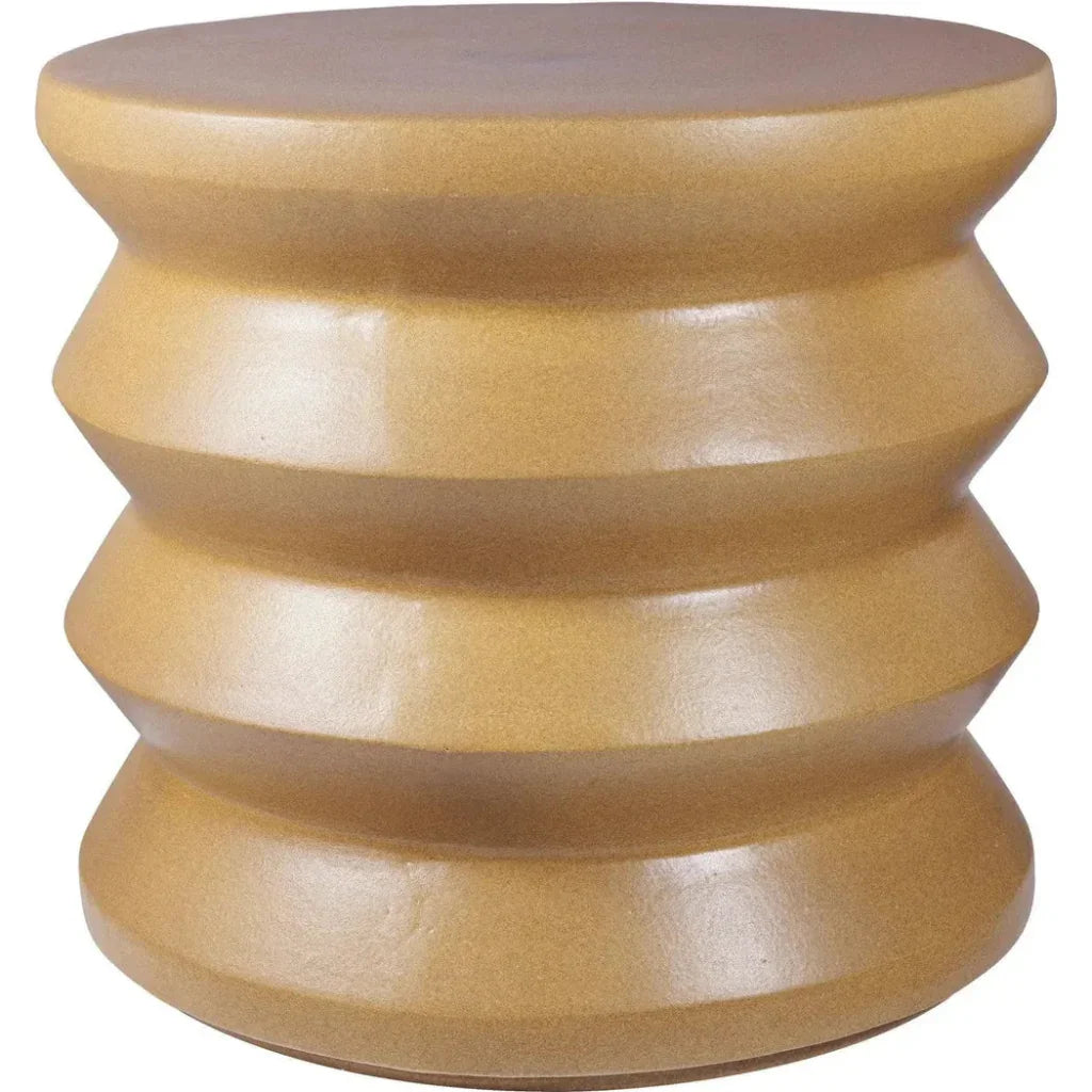 Mirage Accent Table - Brown Outdoor End Table
