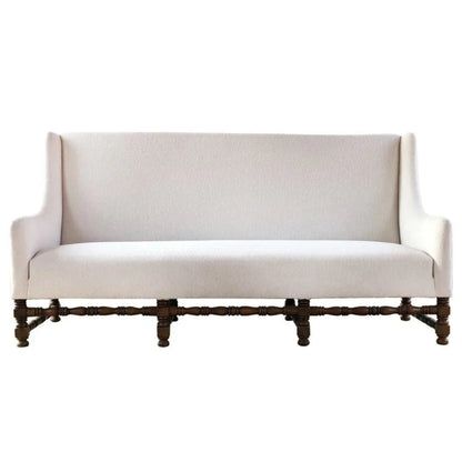 Mission White Performance Fabric Sofa