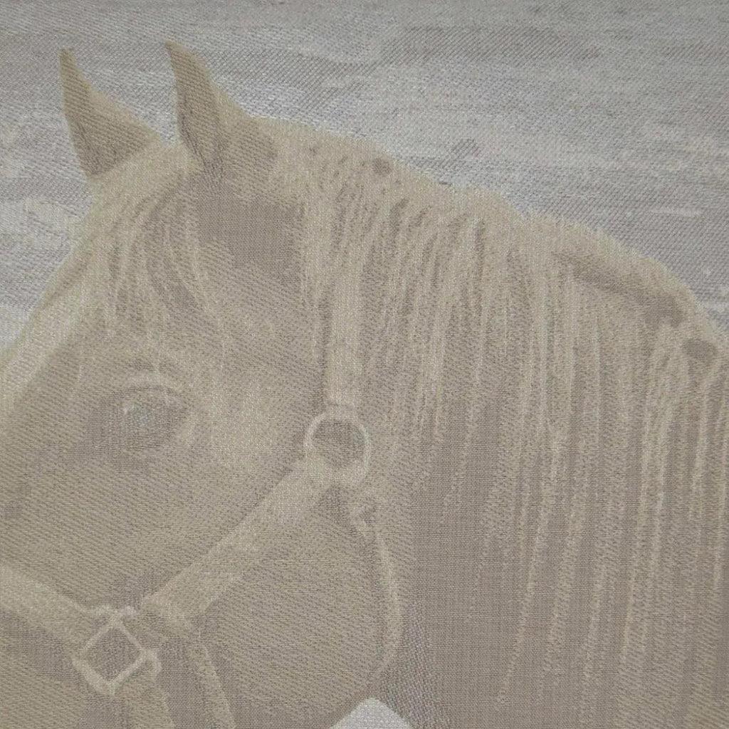 Mister Ed Grey Throw Pillow With Insert