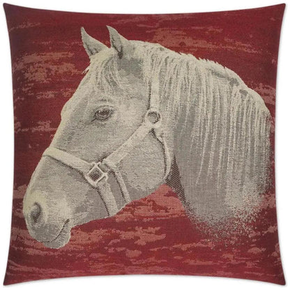 Mister Ed Red Throw Pillow With Insert