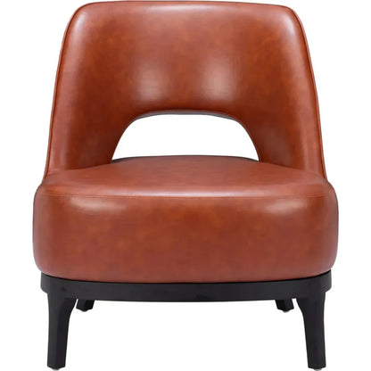 Mistley Steel & Wood Brown Accent Chair