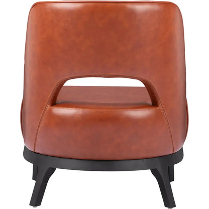 Mistley Steel & Wood Brown Accent Chair