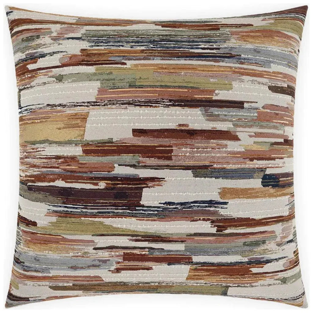 Mixed Media Harvest Brown Throw Pillow Insert