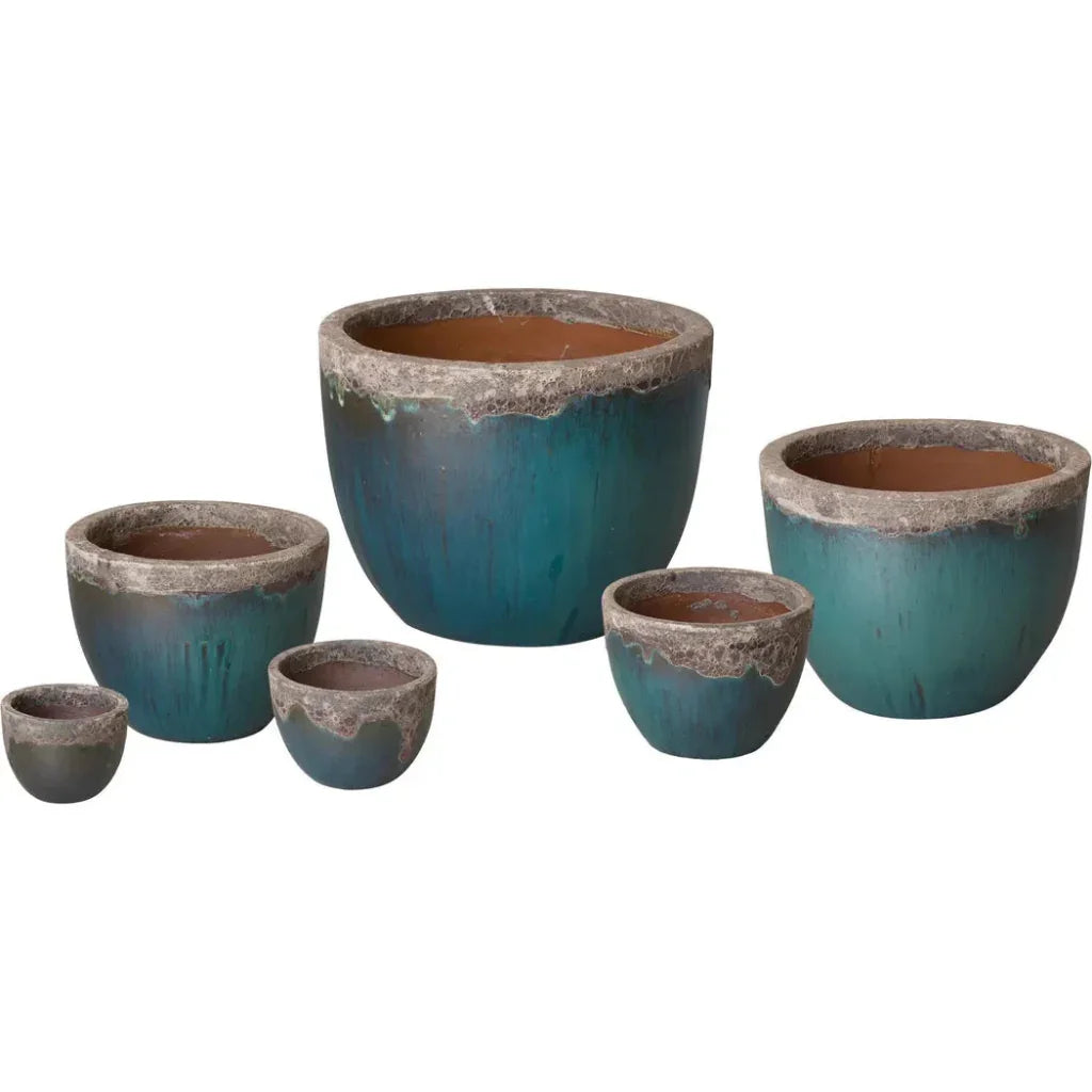 Modern Round Ceramic Planter