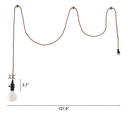 Molly Steel Black Ceiling Lamp